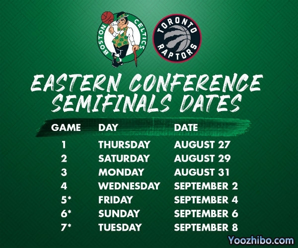 <a href=/lanqiujrs/celtics/ target=_blank class=infotextkey>凯尔特人</a>vs<a href=/lanqiujrs/raptors/ target=_blank class=infotextkey>猛龙</a>次轮对阵表出炉