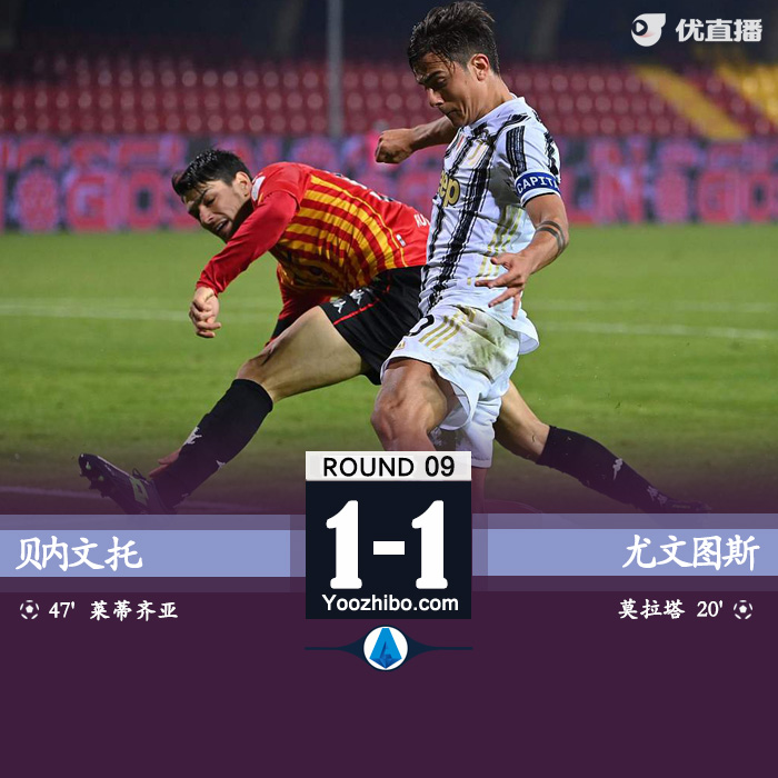 <a href=/zuqiujrs/juventus/ target=_blank class=infotextkey>尤文图斯</a>1-1贝内文托