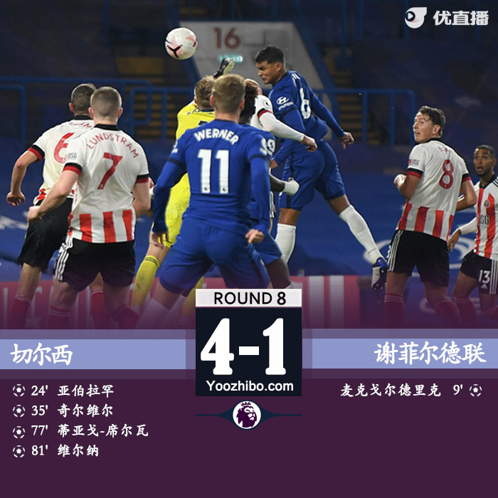 <a href=/zuqiujrs/chelsea/ target=_blank class=infotextkey>切尔西</a>4-1谢菲尔德联